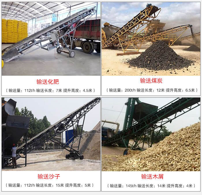 大倾角带式输送机适用行业：电力，煤炭，建材，