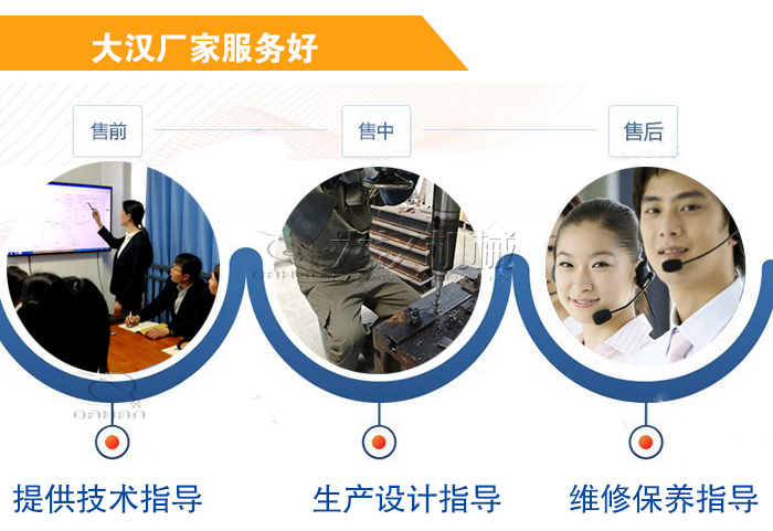 葫芦娃污视频厂家服务流程：售前-售中-售后：提供技术指导，生产设计指导，维修保养指导。