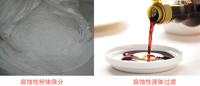 PP材质塑料筛分机整机可筛分物料特性。